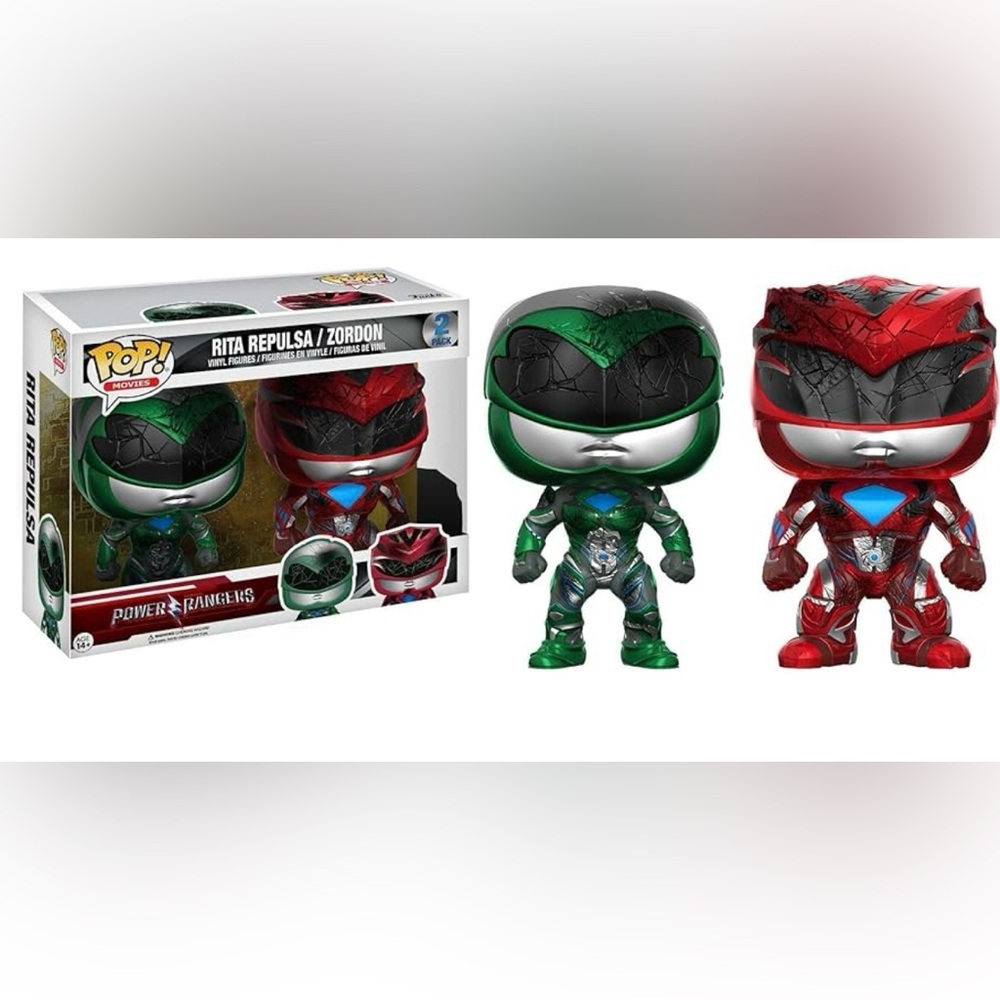 Funko - Power Rangers-Rita Repulsa/Zordon 2-Pack Figurine, Multicoloured